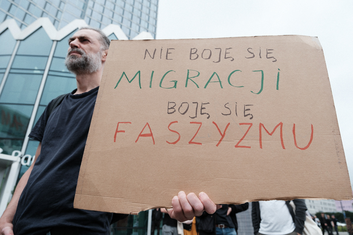 ''I'm not afraid of migration, I'm afraid of fascism''