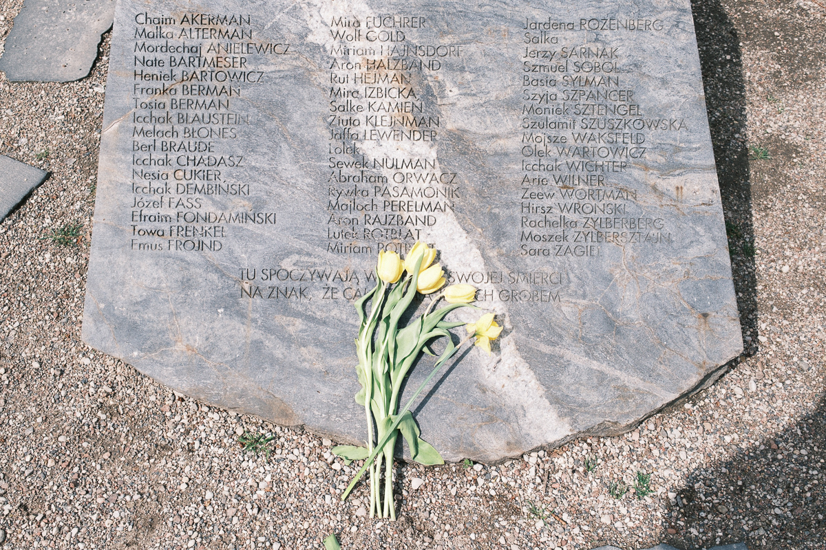 Names of Jewish resistance fighters who died at Miła 18 (the Anielewicz Bunker)