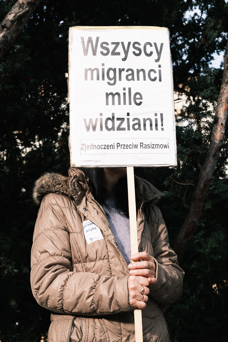 "All refugees welcome"