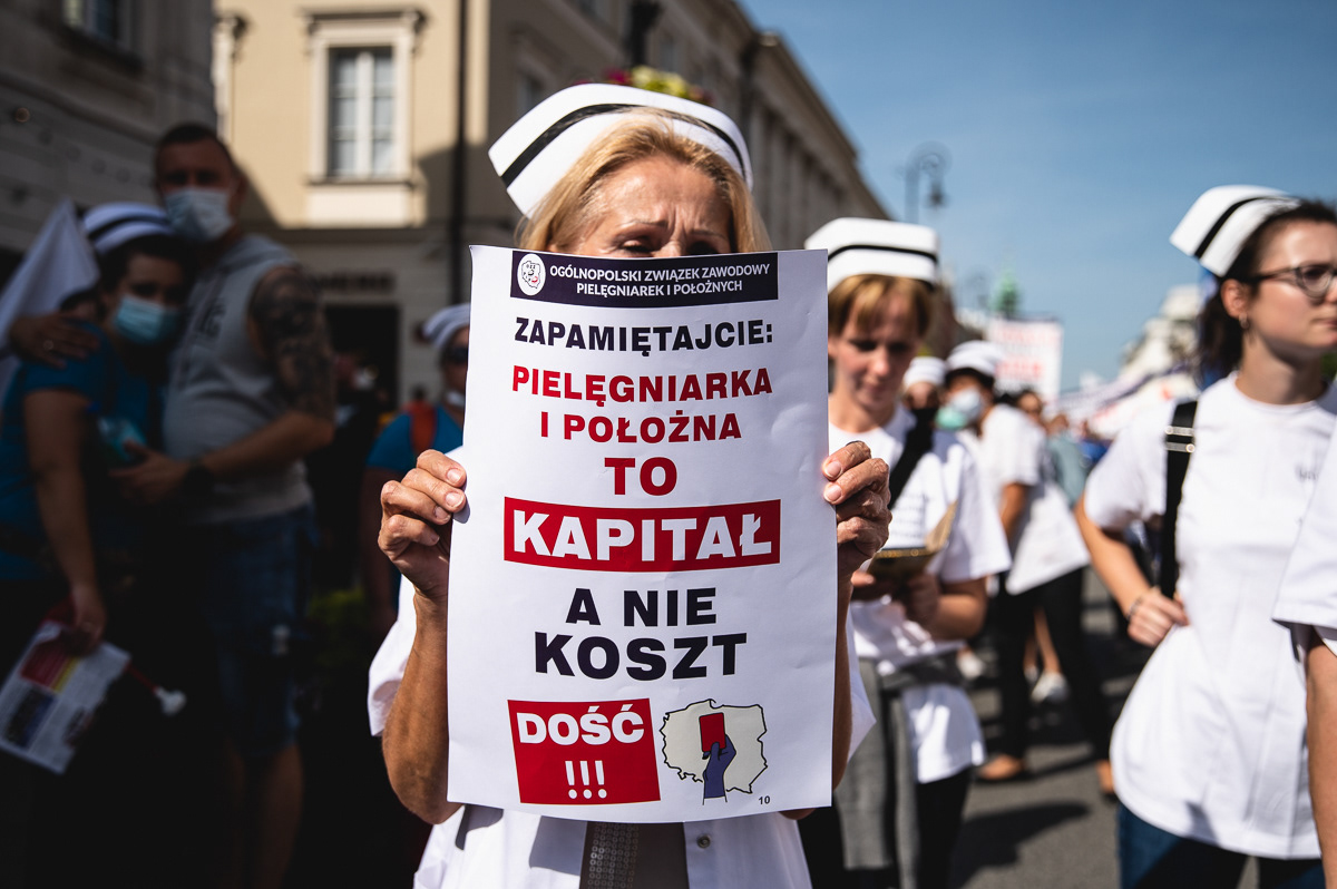 "Remember, a nurse and a midwife are capital, not a cost. Enough!!!"