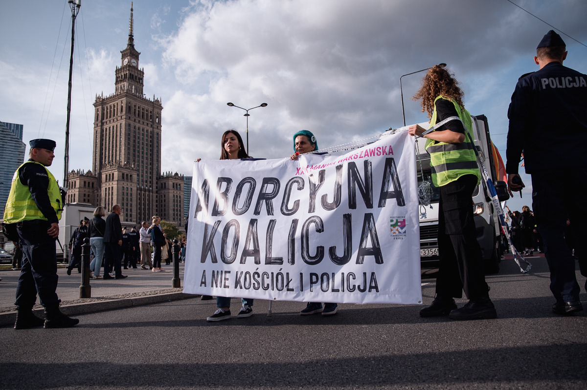 "Abortion coalition, not church, not police"
