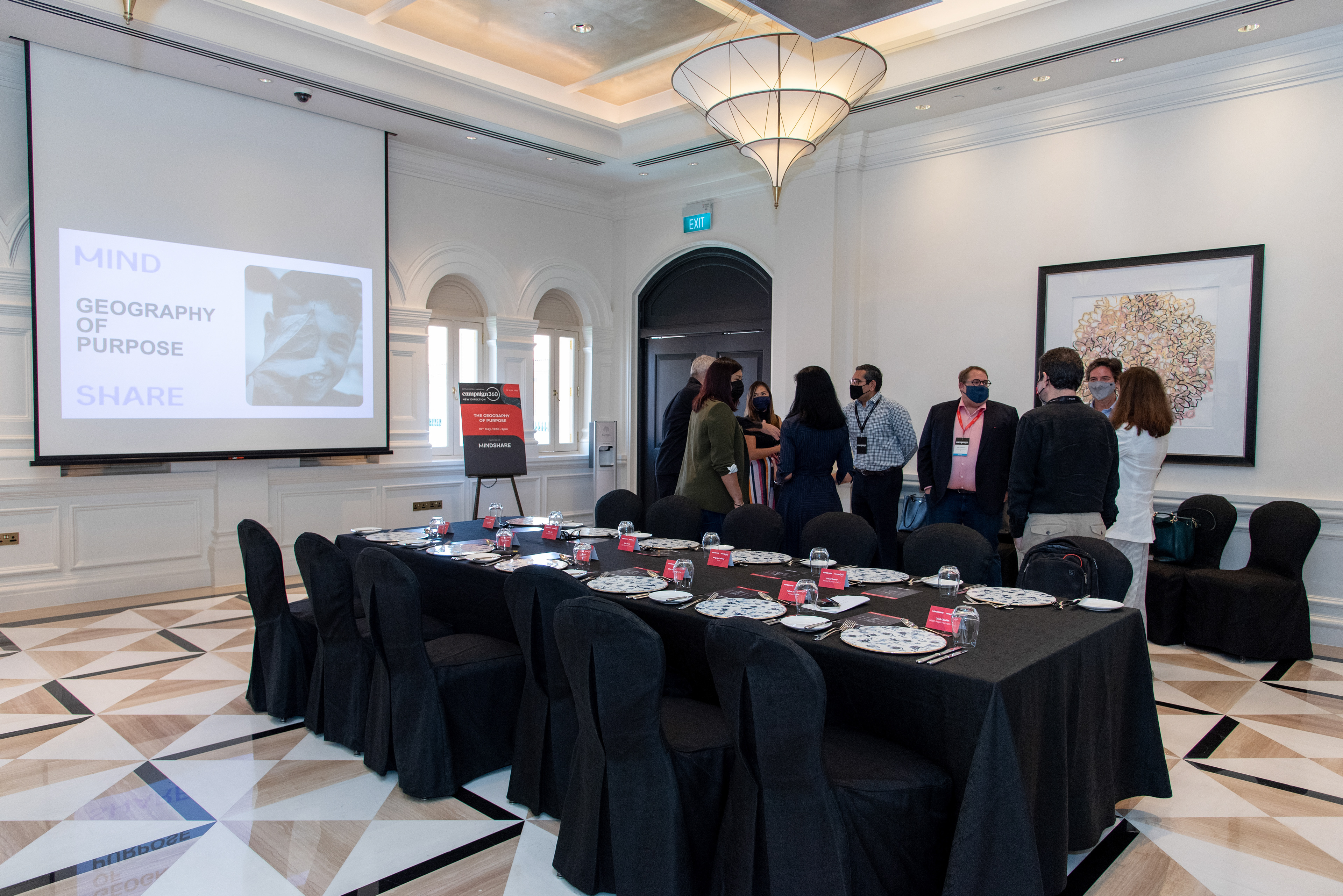 Discussions… The roundtable set up