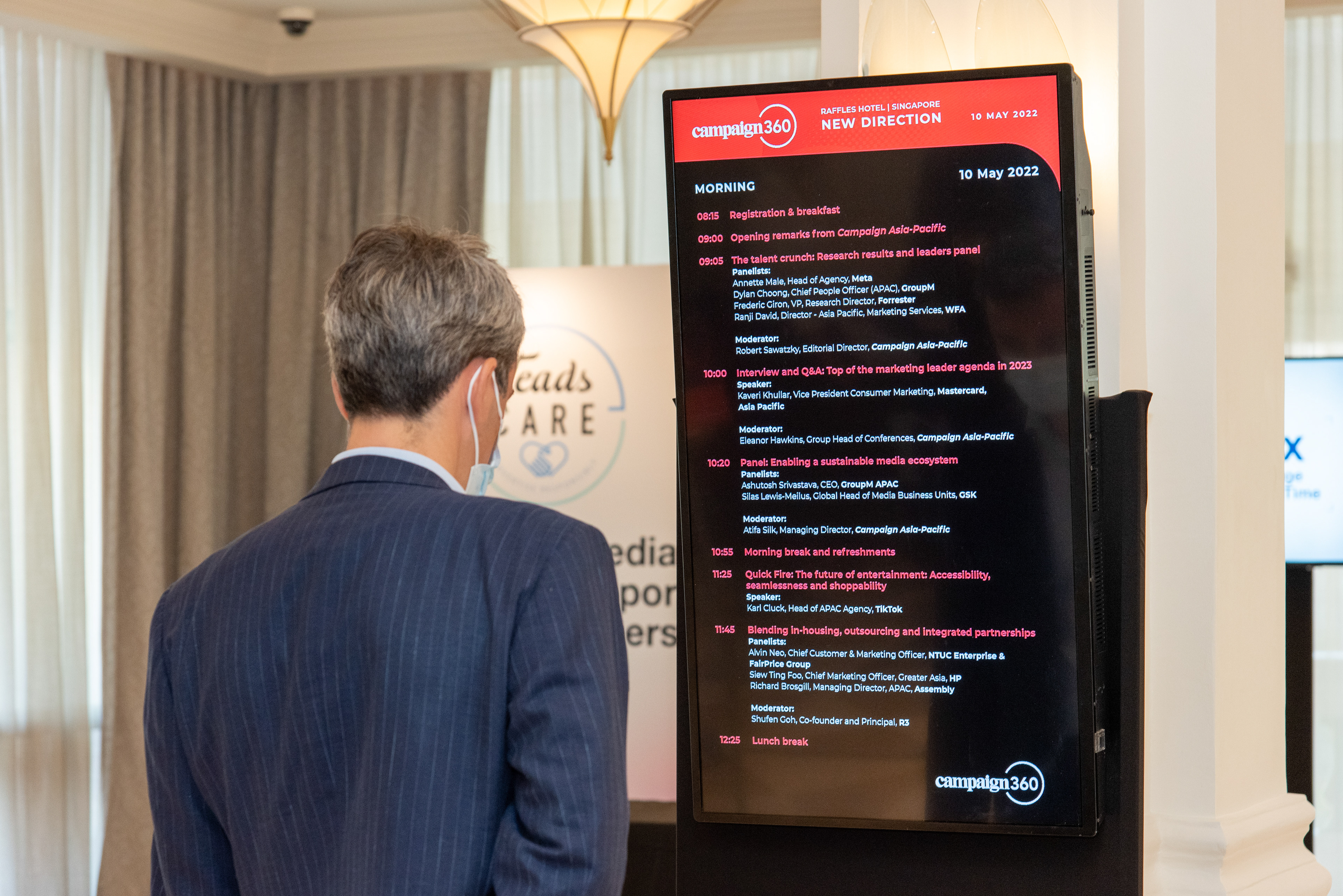 Kept the delegates informed… digital agenda
