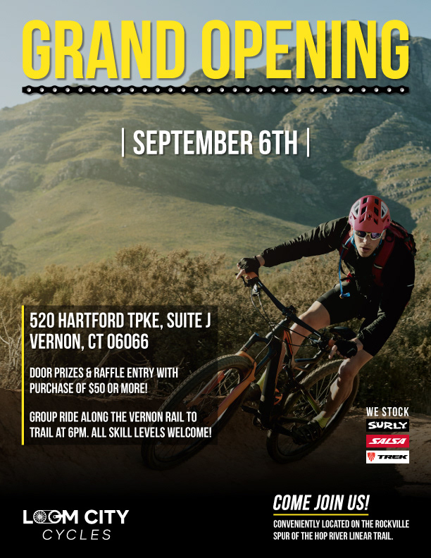 Social media flyer for grand opening