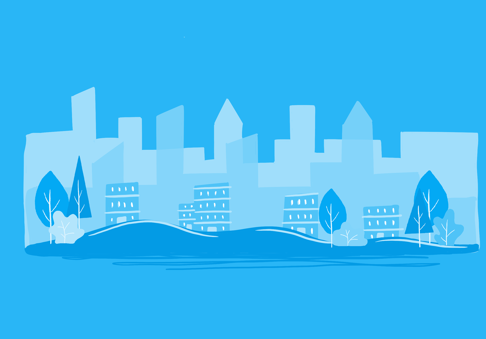 The city
