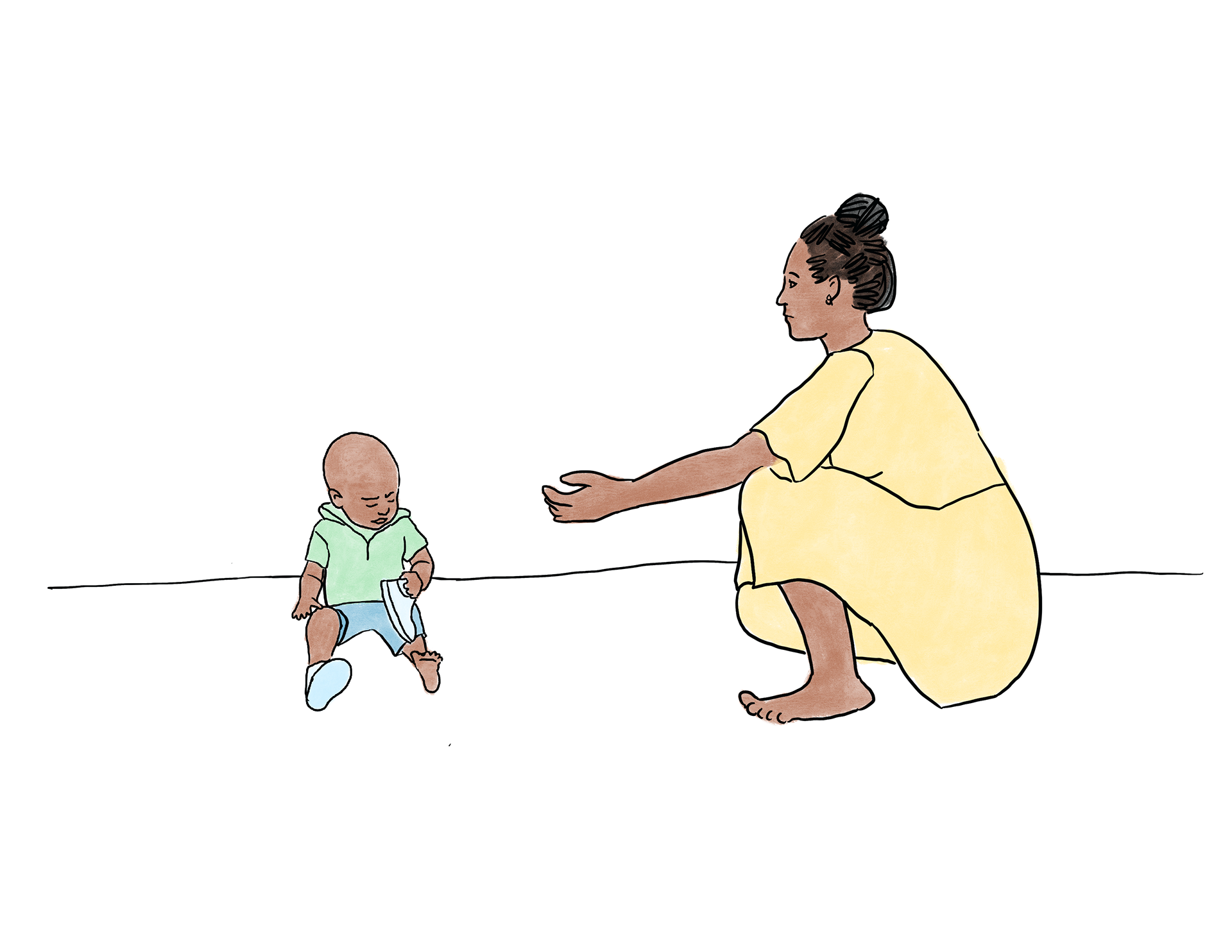 1 Yr Old Sitting B