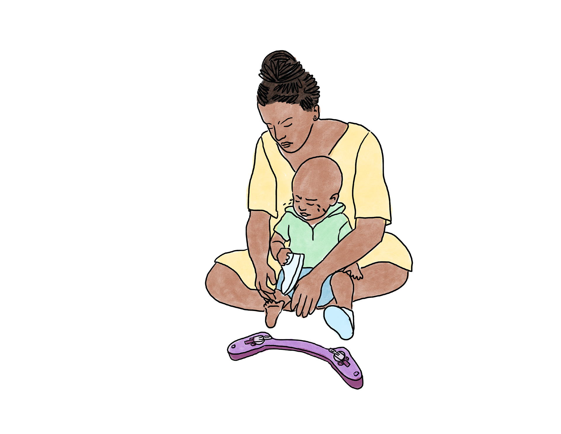 Applying the Brace