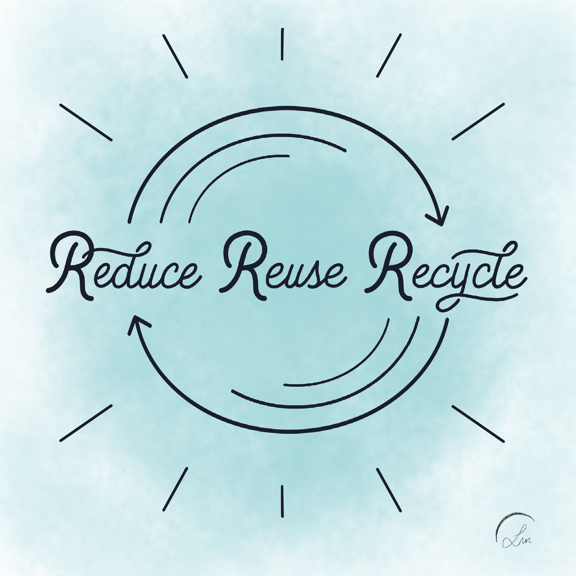 "Reduce Reuse Recycle"