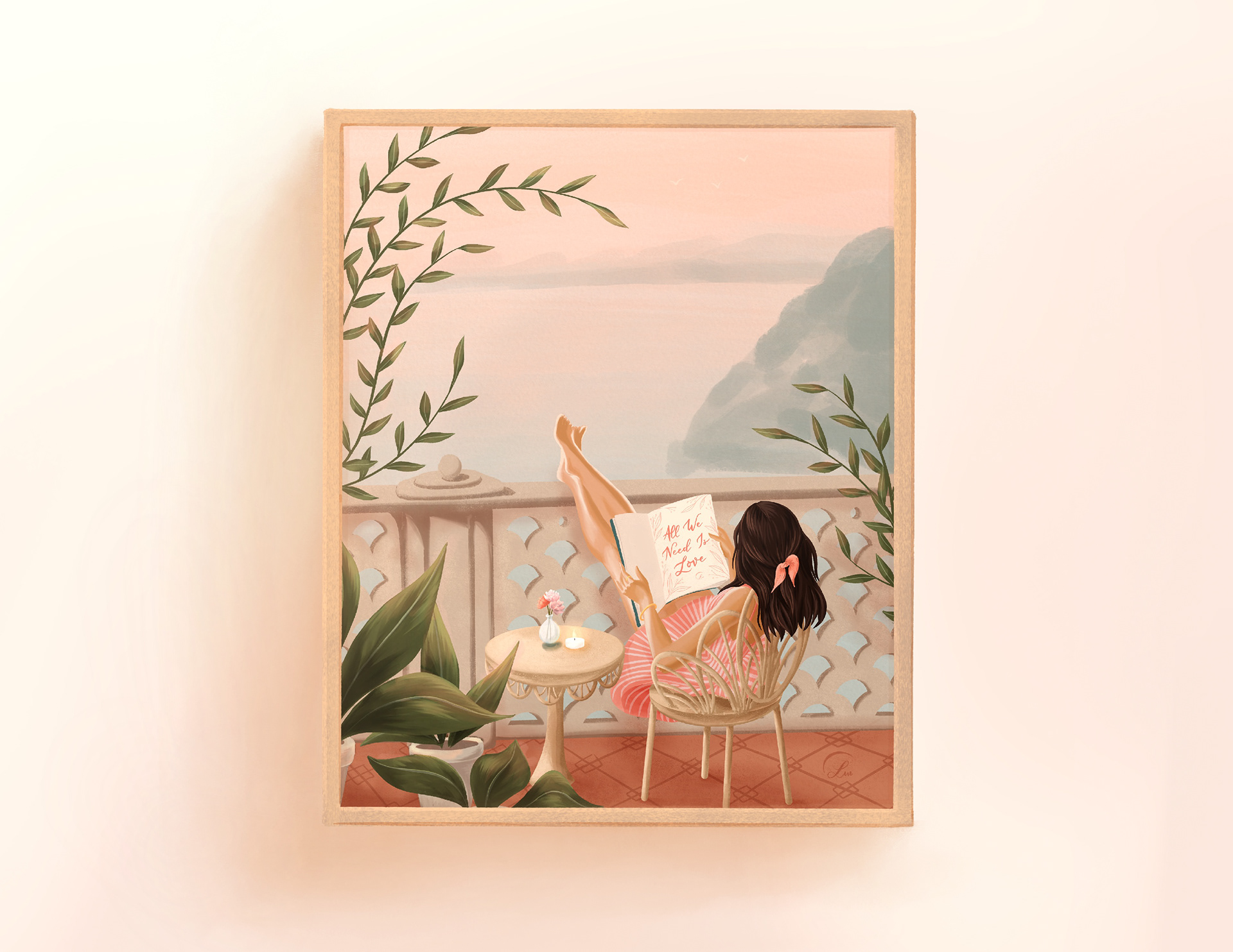 Handmade frame mockup