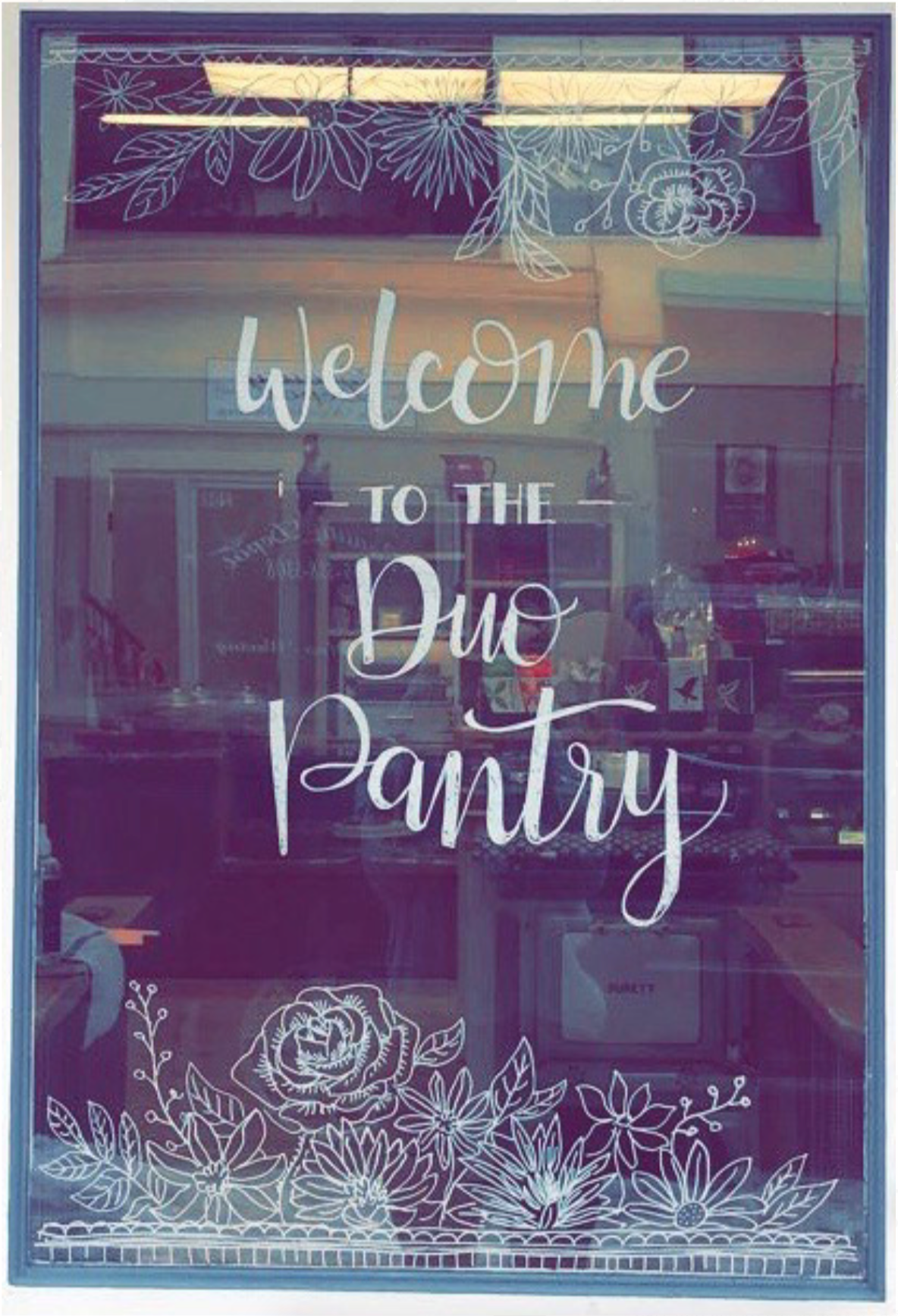 Duo Pantry Door Decor