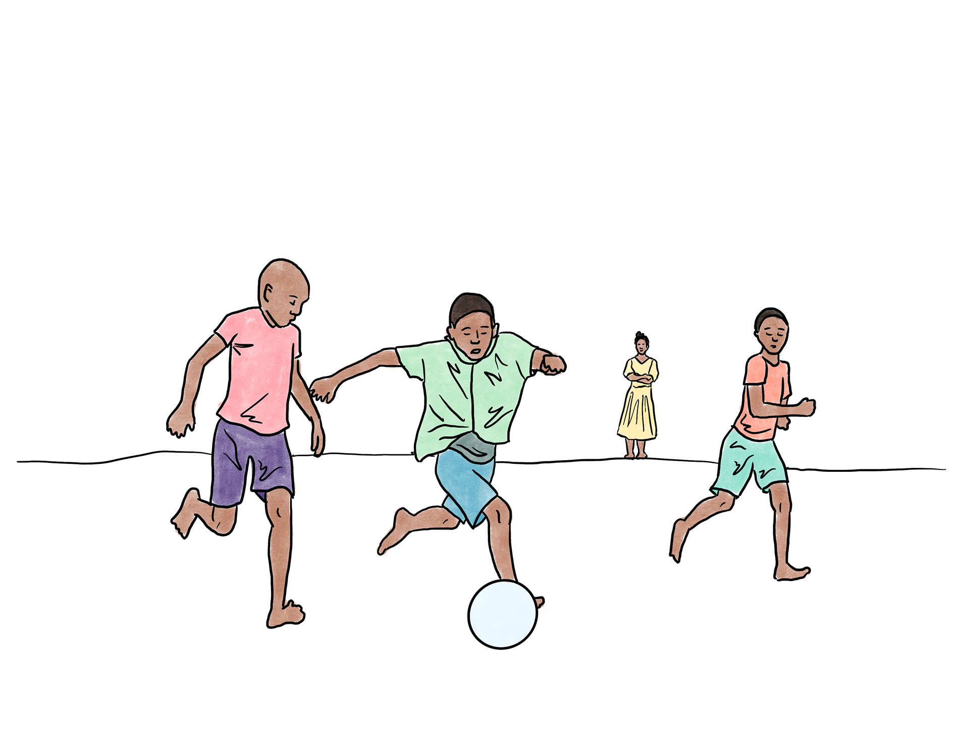 7 Yr Old Playing Soccer A