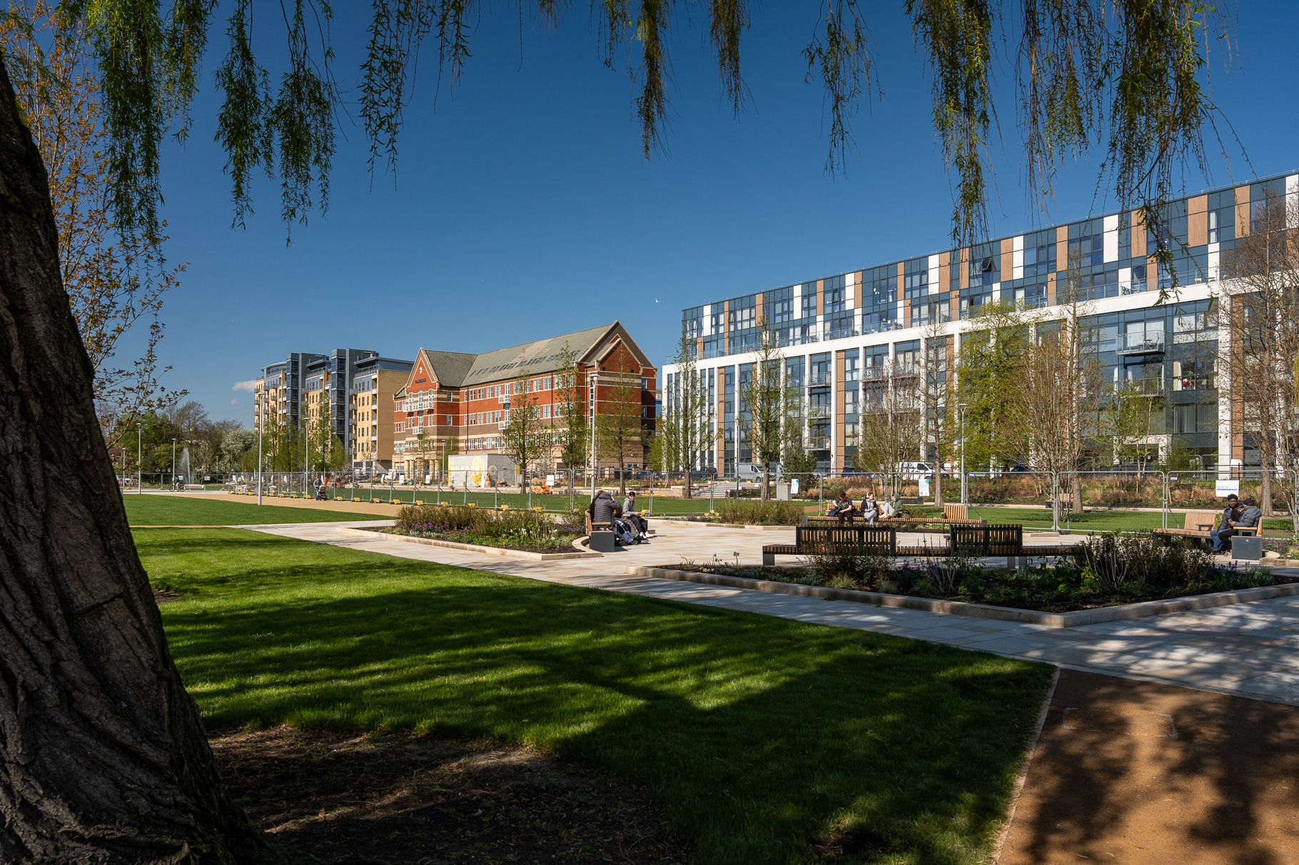 Ref: Queens Gardens 20260421_0088 Queens Gardens, Kingston Upon Hull, East Yorkshire, United Kingdom, 21 April, 2026. Pictured: Queens Gardens seen shortly after opening, following a twenty-one million pound remodelling.