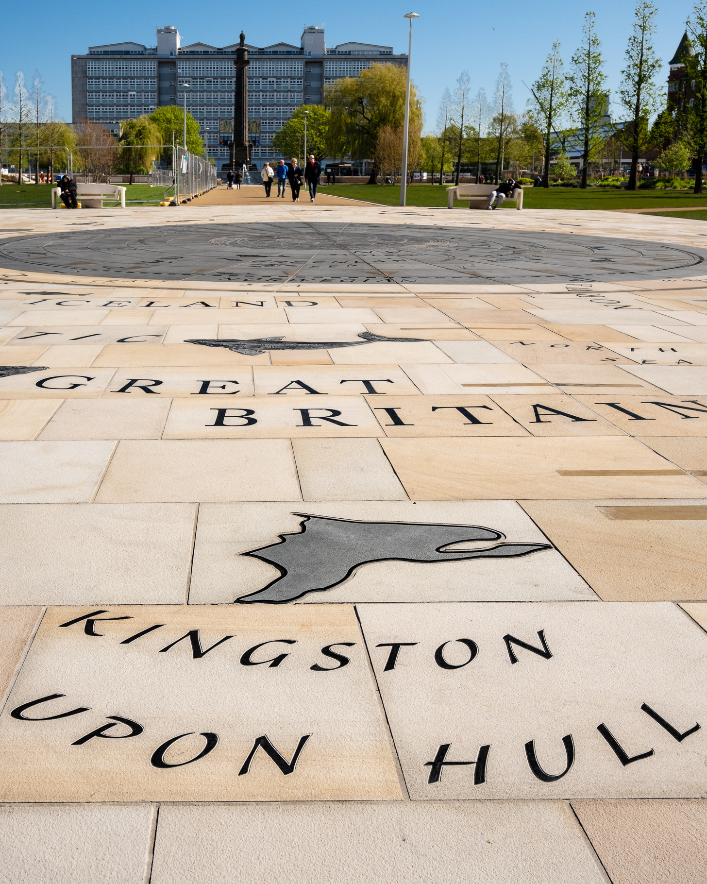 Ref: Queens Gardens 20260421_0126. Queens Gardens, Kingston Upon Hull, East Yorkshire, United Kingdom, 21 April, 2026. Pictured: Queens Gardens seen shortly after opening, following a twenty-one million pound remodelling.