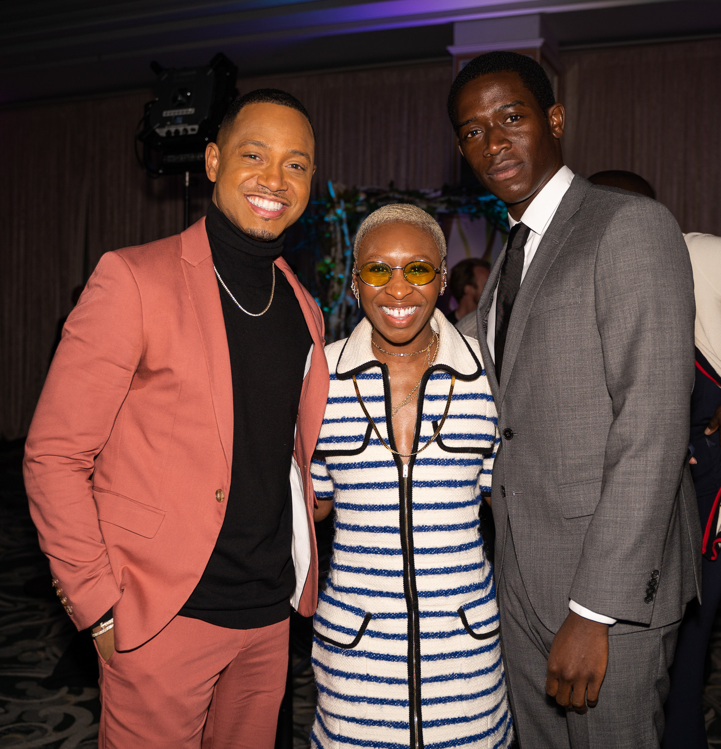 Terrence J, Cynthia Erivo & Damson Idris