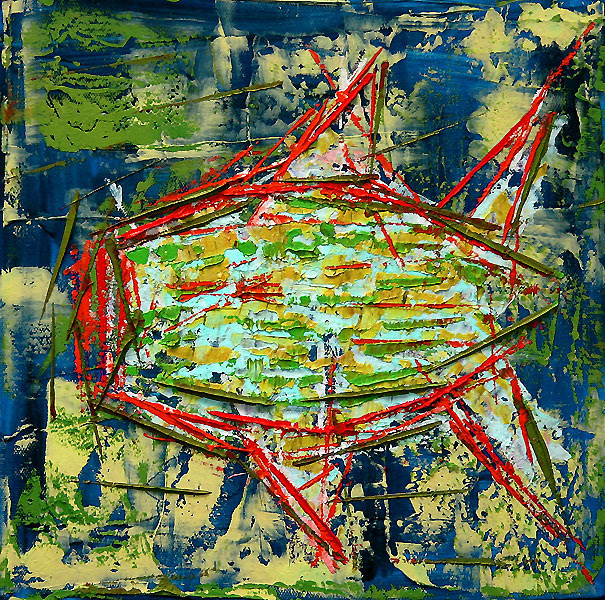 2007 NO.3 oil on canvas, 12 by 12 inches, 2007, HERMANN LEDERLE