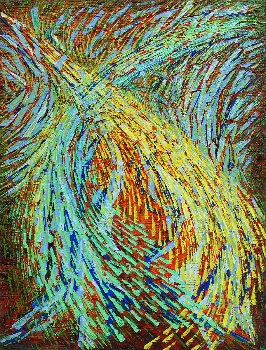 VERVE, OIL ON CANVAS, 50X38”, 2012,HERMANN LEDERLE