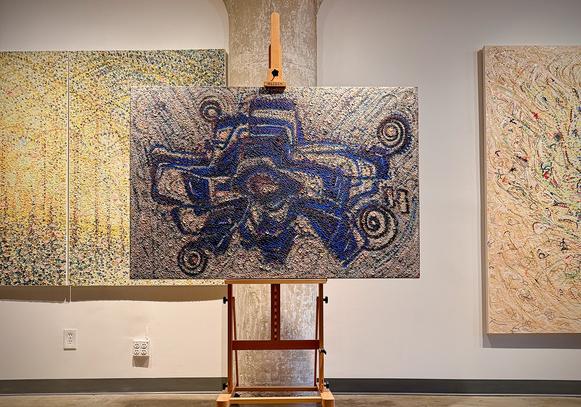 BANG, oil on linen, Factory Studio 2023