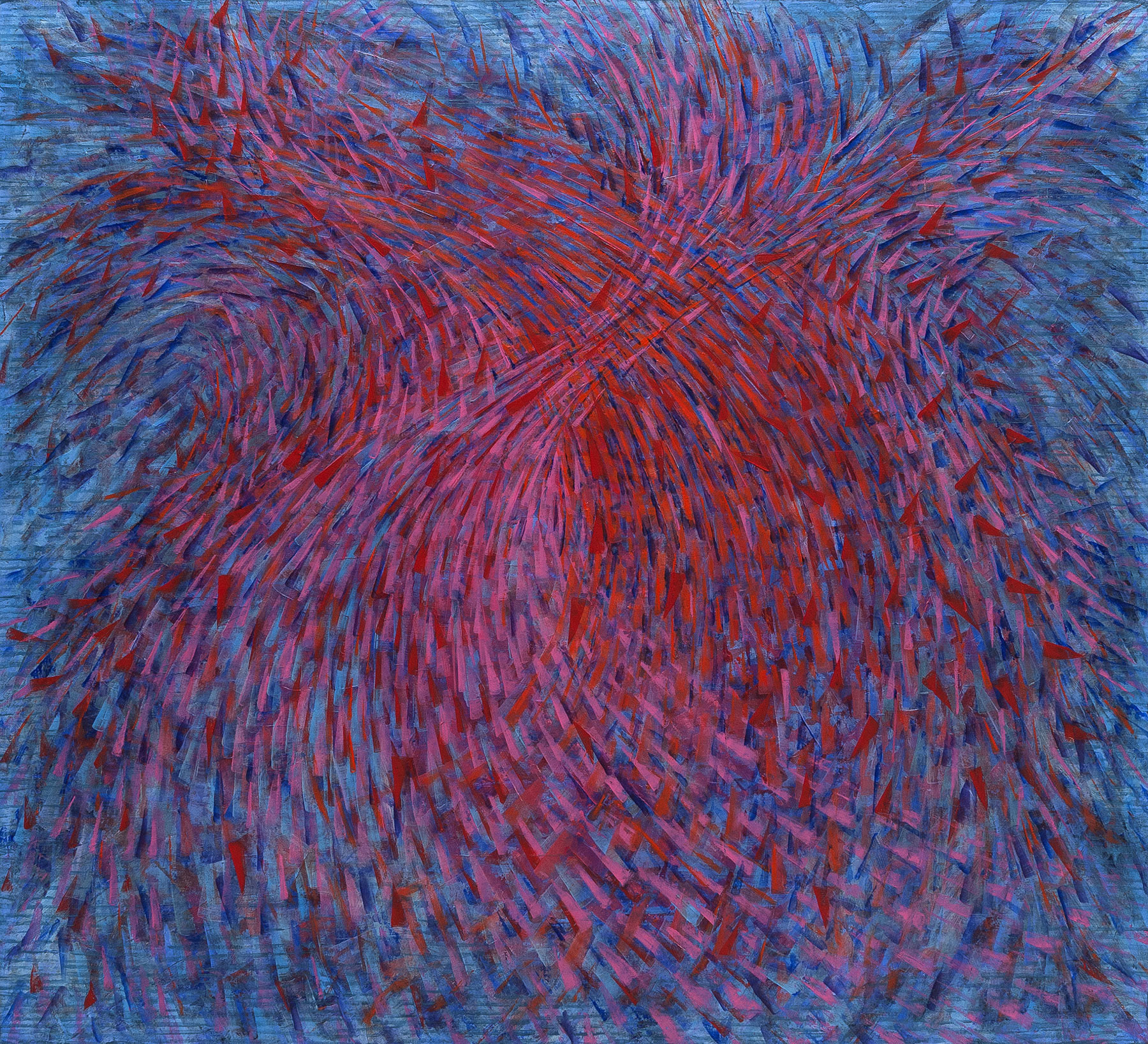 AYURNAMAT oil on canvas, 60 by 66 inches, 2013, Hermann Lederle