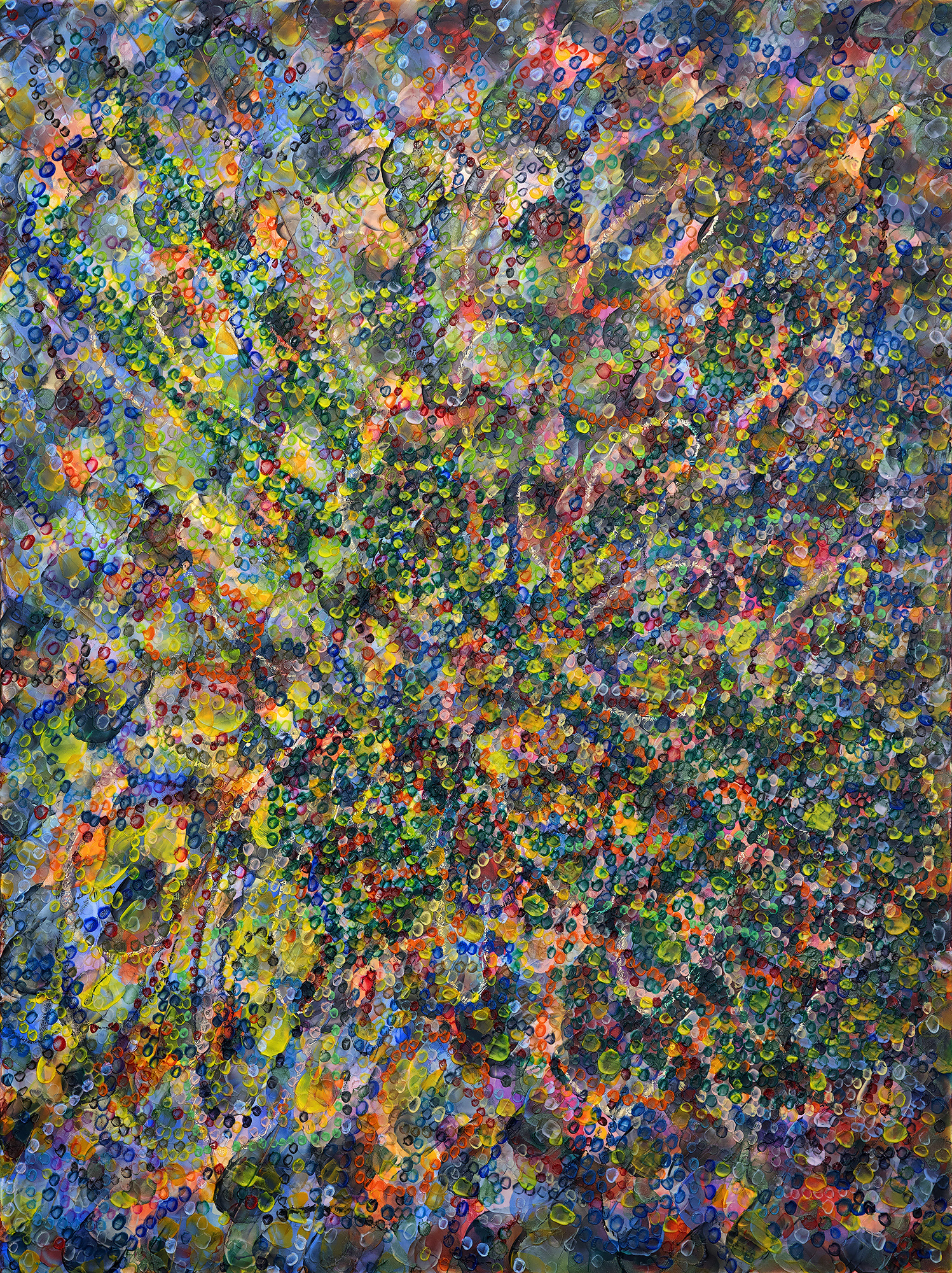 UNBOUND oil on canvas, 48 by 36 inches (152x102cm), 2025