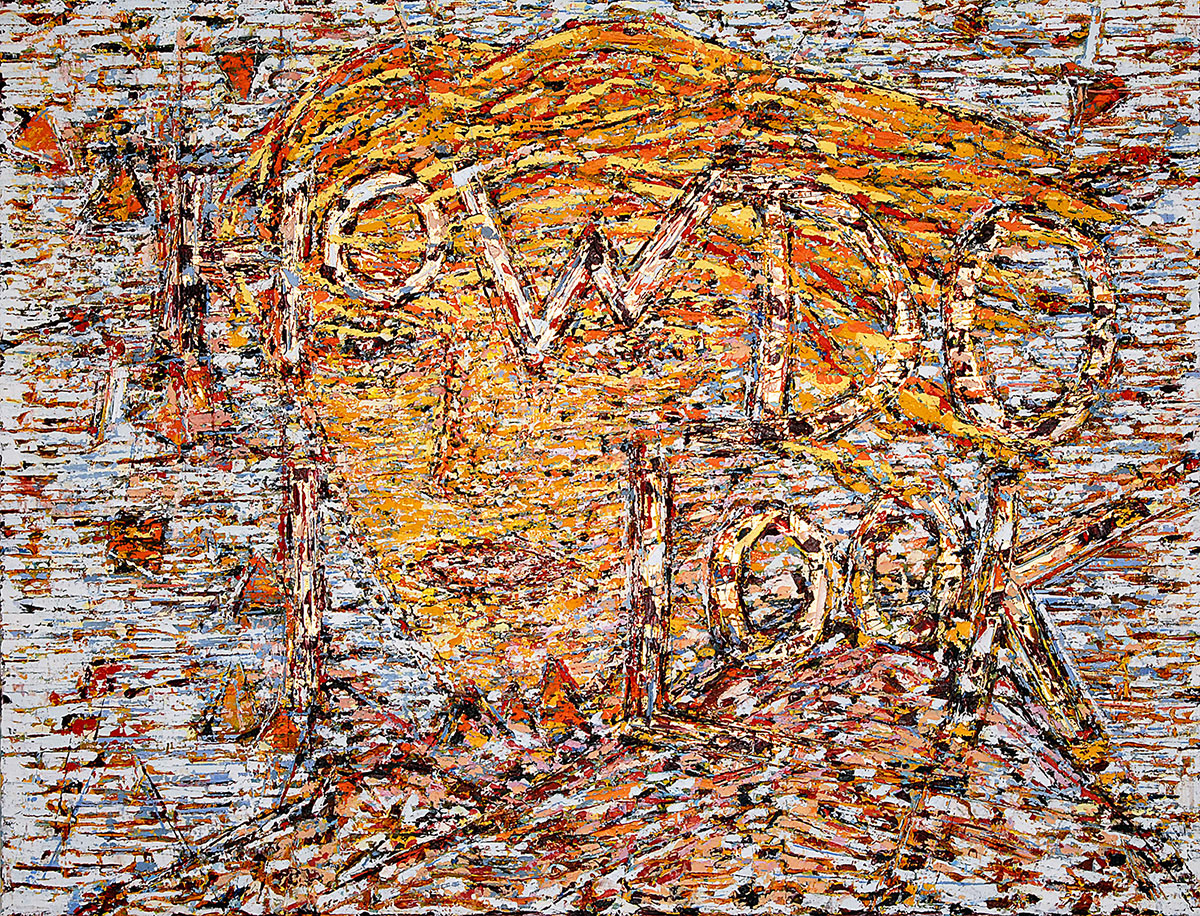 HOW DO I LOOK oil on canvas, 52 by 68 inches, 2007,HERMANN LEDERLE