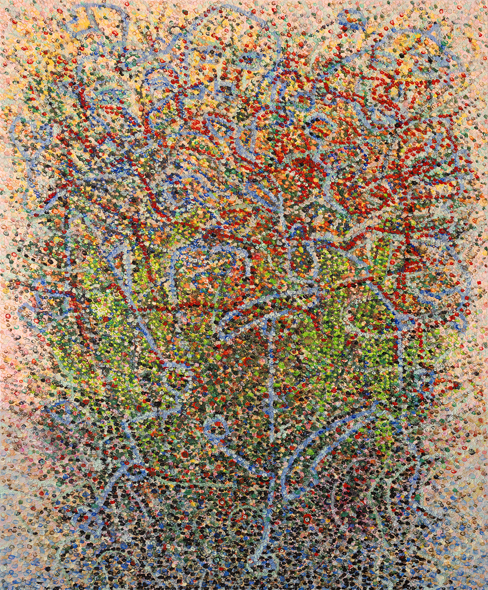 FRAGMENTS oil on canvas, 72 by 60 inches (183x152cm), 2025
