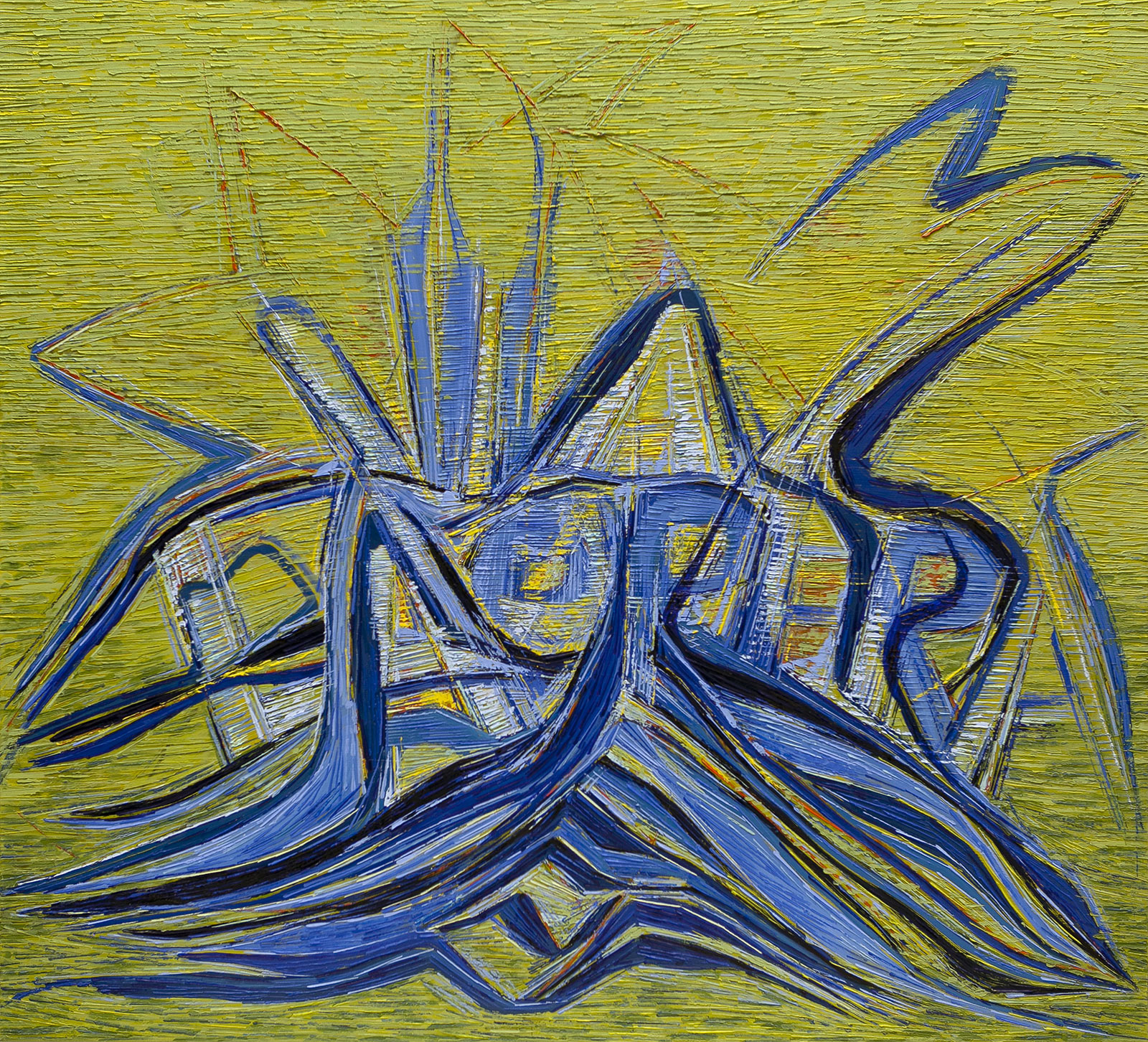 VIVA LA OPERA oil on canvas, 60 by 66 inches, 2009,HERMANN LEDERLE