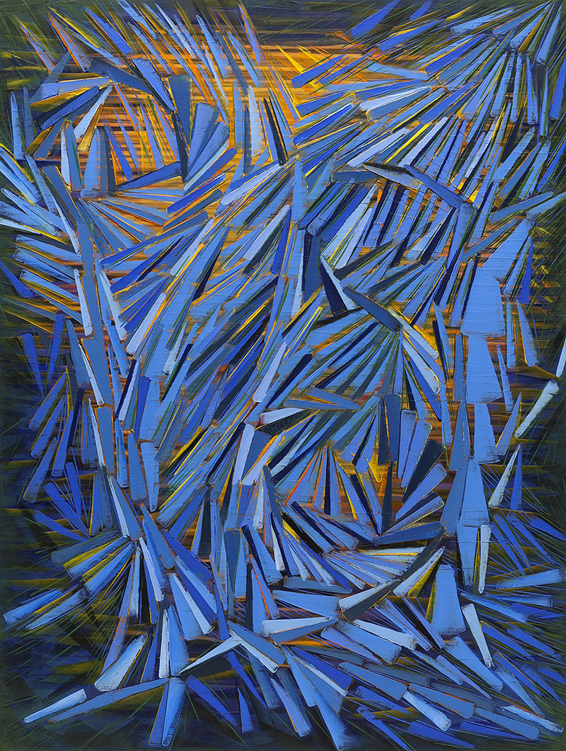SEDUCTION oil on canvas, 50 by 38 inches, 2012, Hermann Lederle