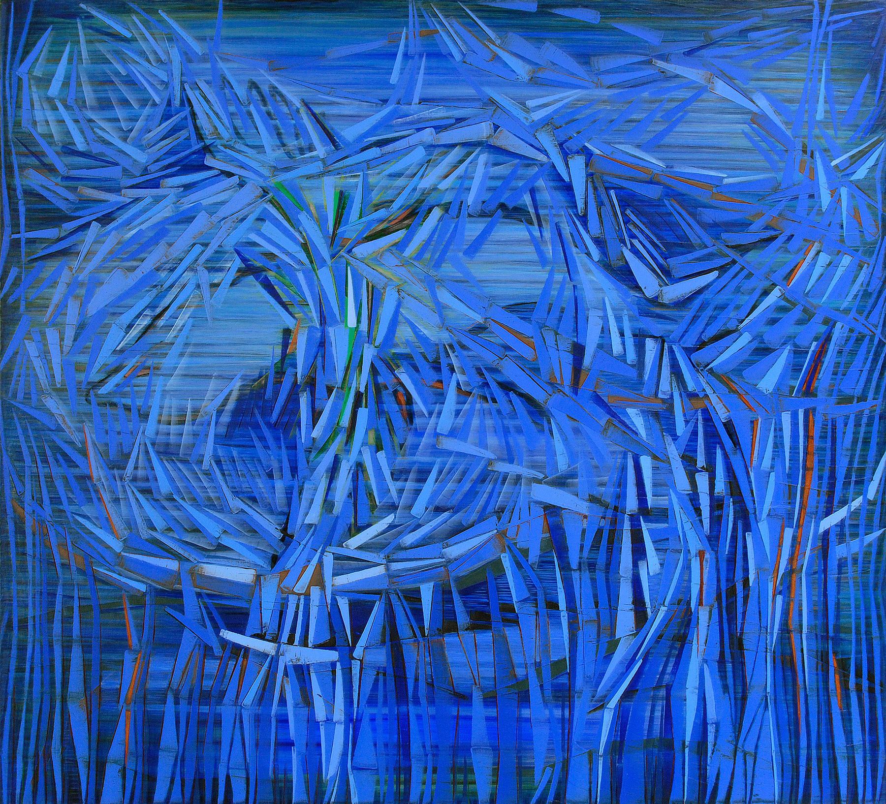 INTOXICATION oil on canvas, 60 by 66 inches, 2012, Hermann Lederle