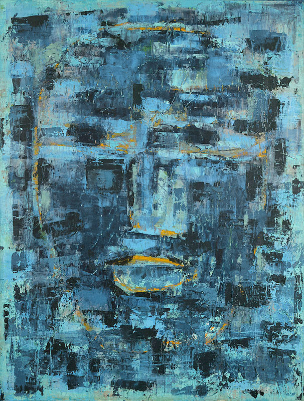 CAVE oil on canvas, 50 by 38 inches, 2001, HERMANN LEDERLE