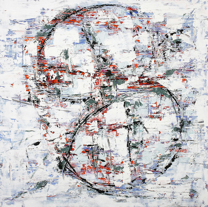 SILENCE No.11 oil on canvas, 24 by 24 inches, 2004,HERMANN LEDERLE