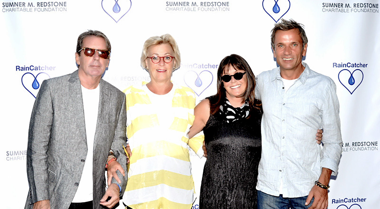 RAINCATCHER SUMNER REDSTONE CHARITABLE FOUNDATION MALIBU 2015,HERMANN LEDERLE,TINA BROCCOLI,PAM AND RUSSEL LYSTER