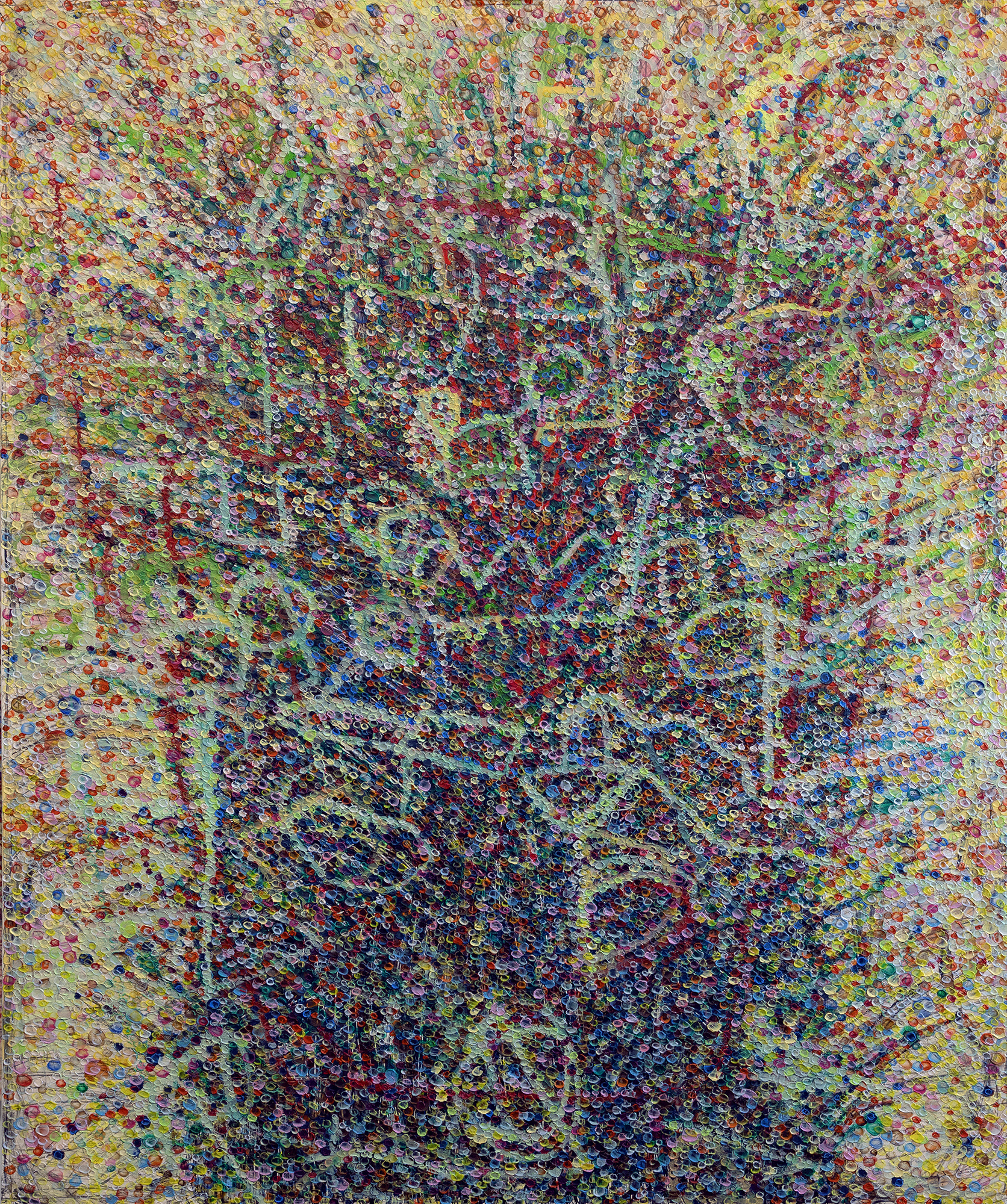 BREAD AND SALT, oil on canvas, 72 by 60 inches (183x152cm), 2025, HERMANN LEDERLE