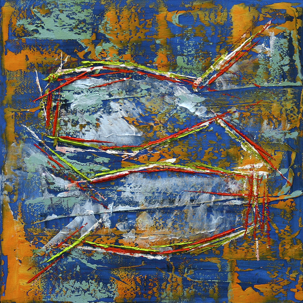 2007 NO.2 oil on canvas, 12 by 12 inches, 2007, HERMANN LEDERLE