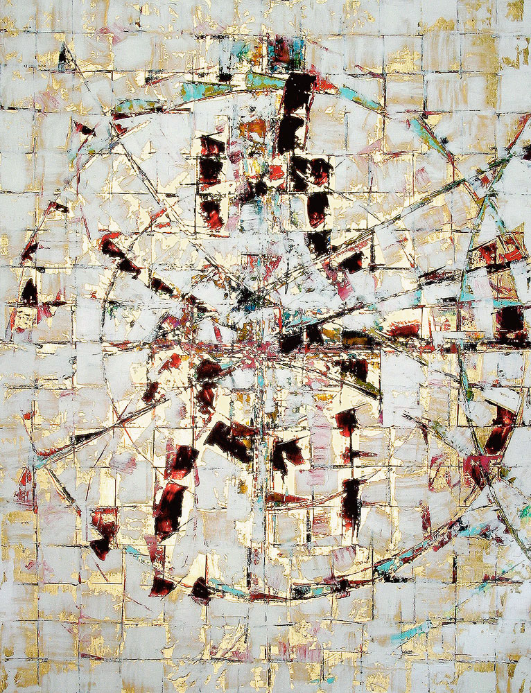 SILENCE NO.7 oil on canvas, 50 by 38 inches, 2004, HERMANN LEDERLE