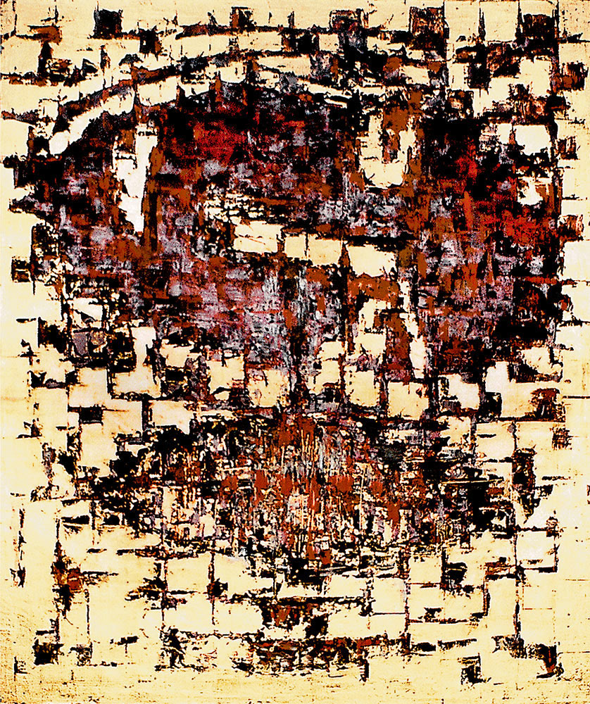 STATE OF ART oil on canvas, 50 by 42 inches, 2000, HERMANN LEDERLE