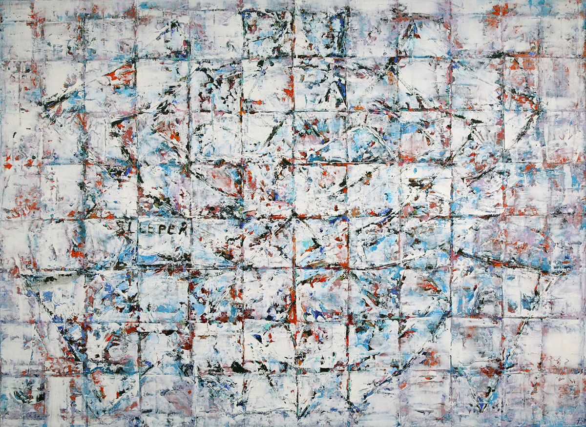 WALTZ, OIL ON CANVAS, 50 BY 68 INCHES, 2002,HERMANN LEDERLE