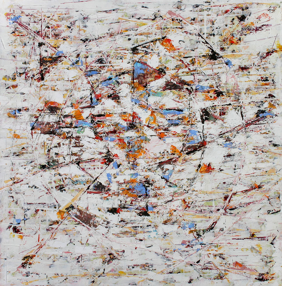 SILENCE NO.16 oil on canvas, 24 by 24 inches, 61 x 61 cm, 2004 EUR 4,550.00, HERMANN LEDERLE