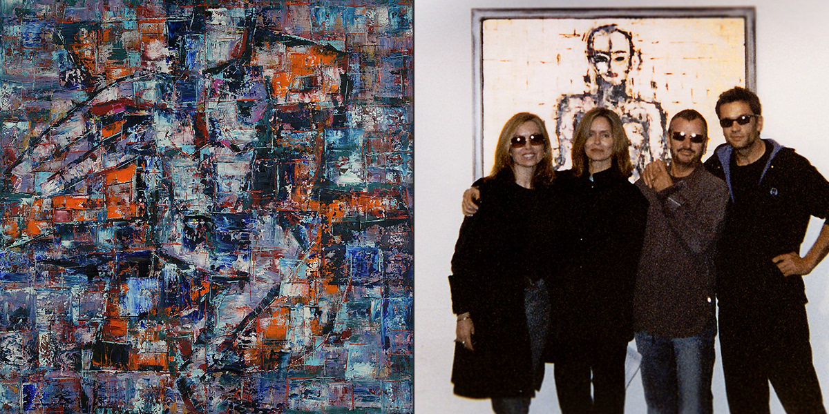 view the Pixel Painting 2000 - 2002 series of paintings by Hermann Lederle