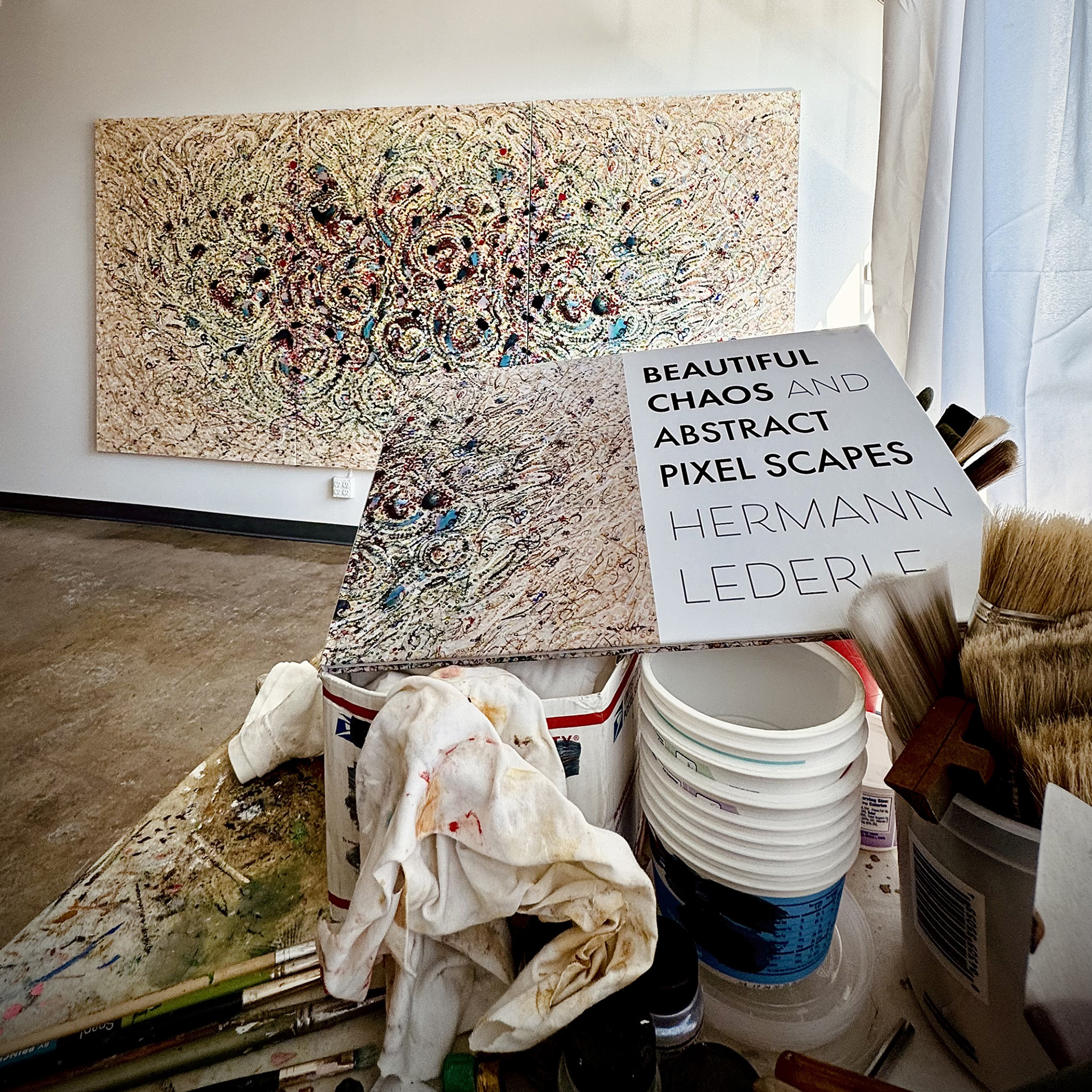 BEAUTIFUL CHAOS and ABSTRACT PIXEL SCAPES Booklet Release at Factory Studio 2024