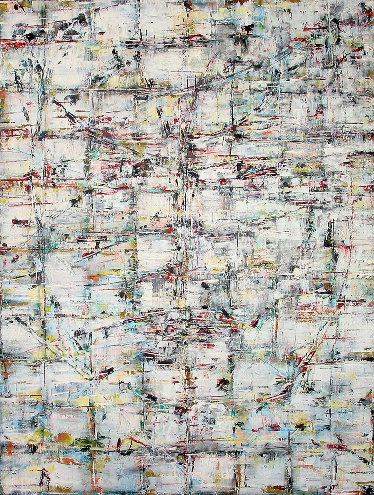 WHITE OLEANDER oil on canvas, 50 by 38 inches, 2004, HERMANN LEDERLE