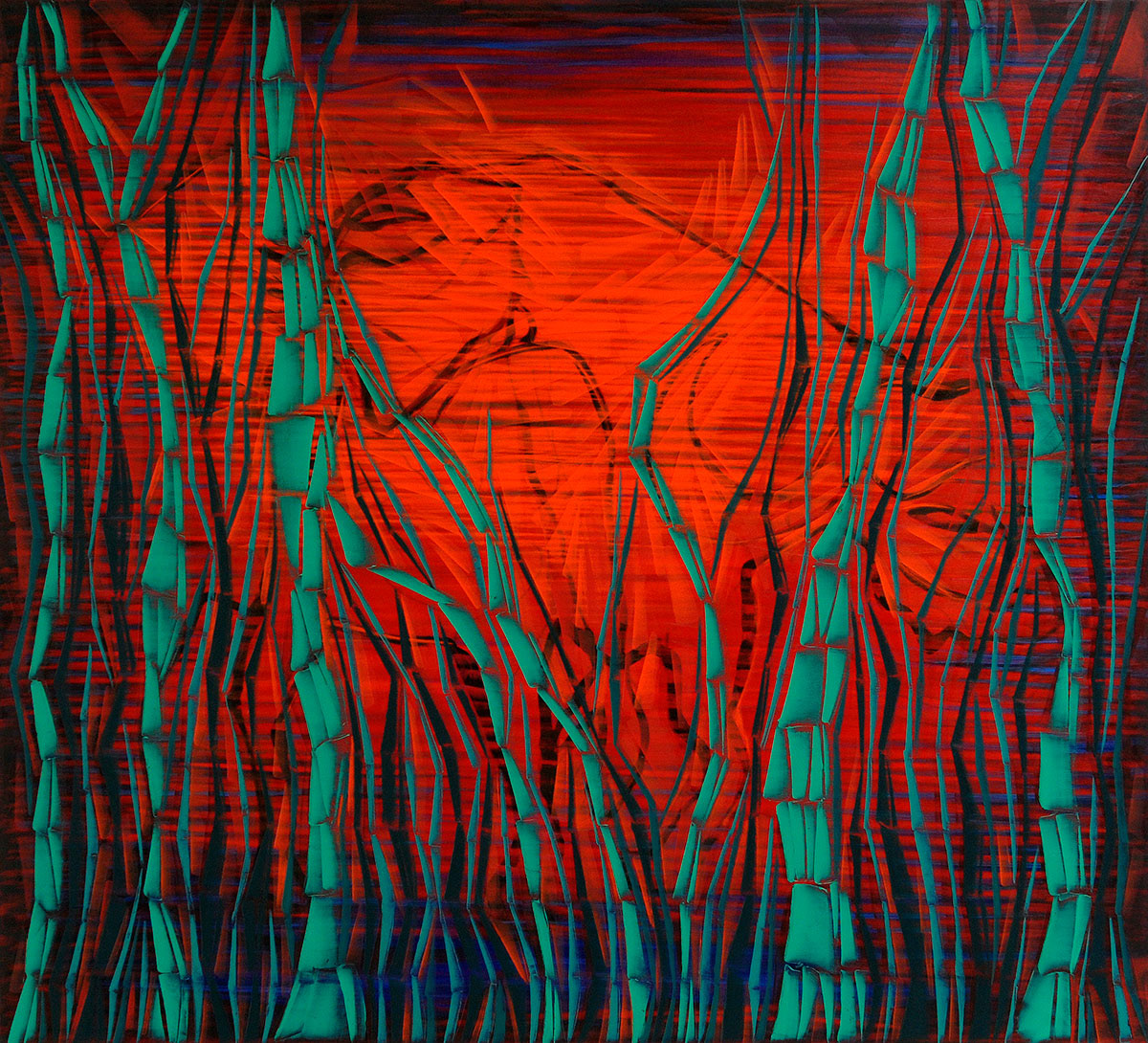 CRAZY ONE, OIL ON CANVAS, 60X66”, 2011,HERMANN LEDERLE