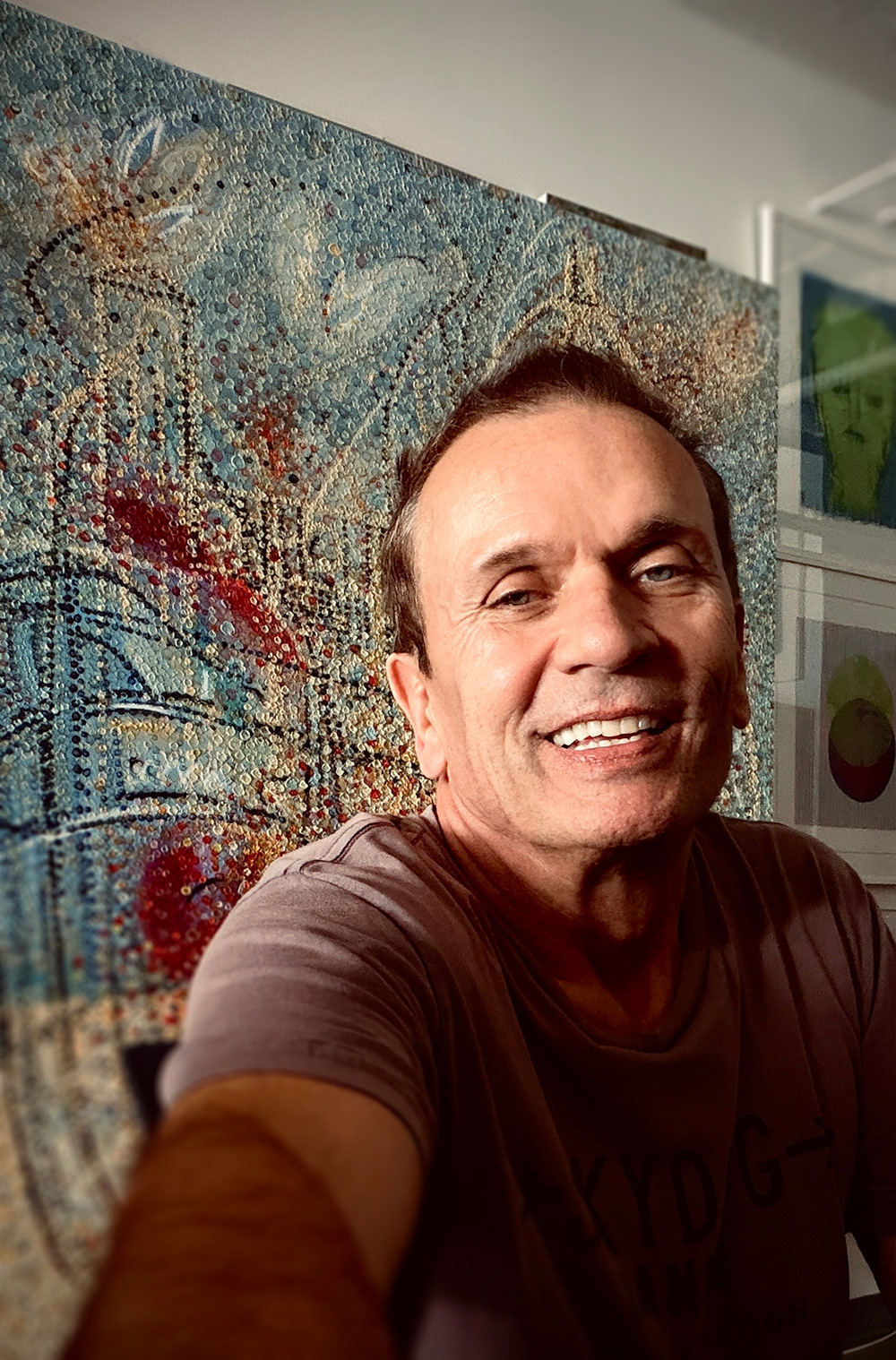 CHARISMA BLUSH - WALLART FACTORY STUDIO ARTS DISTRICT LOS ANGELES, HERMANN LEDERLE