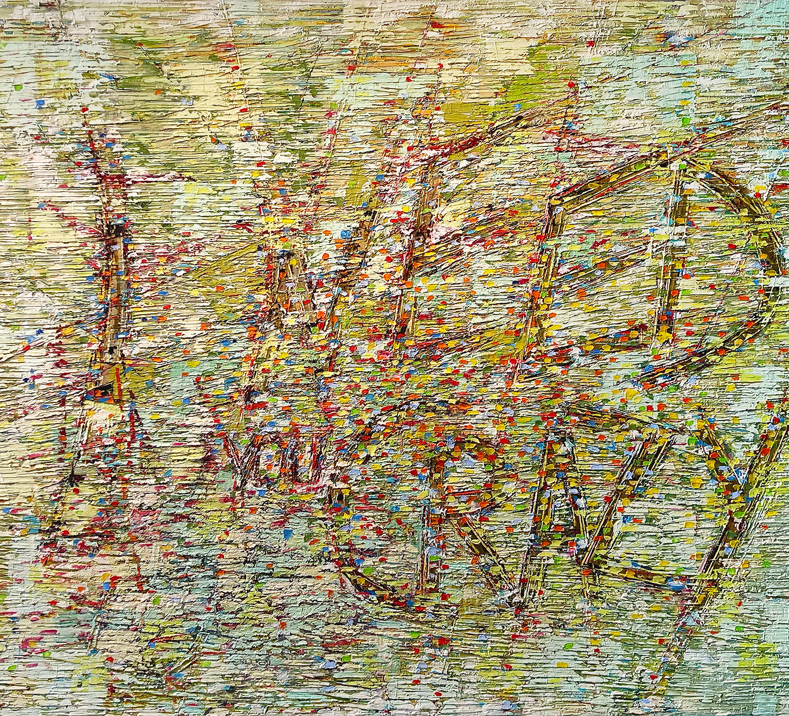 I NEED YOU CRAZY oil on canvas, 60 by 66 inches, 2007,HERMANN LEDERLE