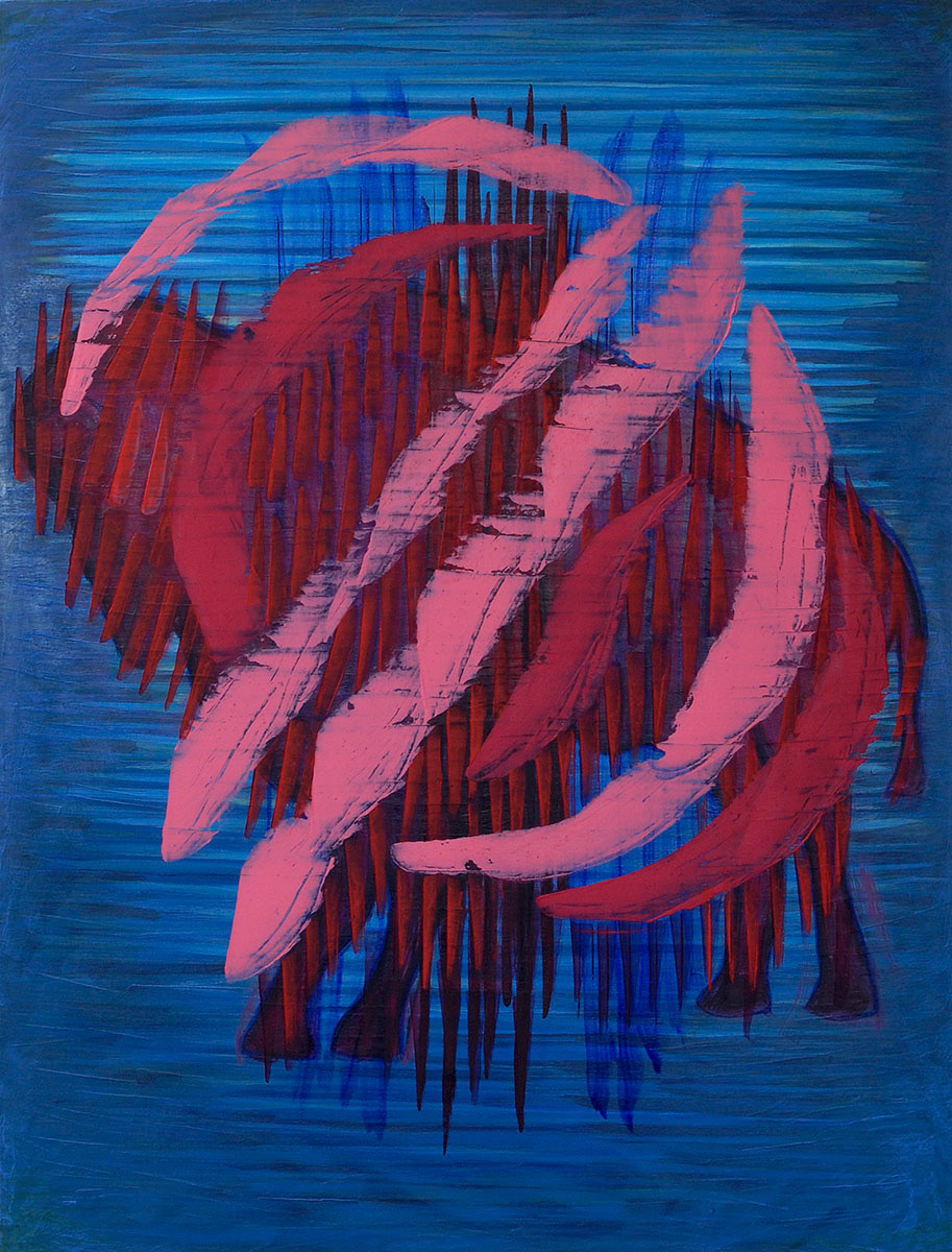BITTERSWEET oil on canvas, 50 by 38 inches, 2012, Hermann Lederle
