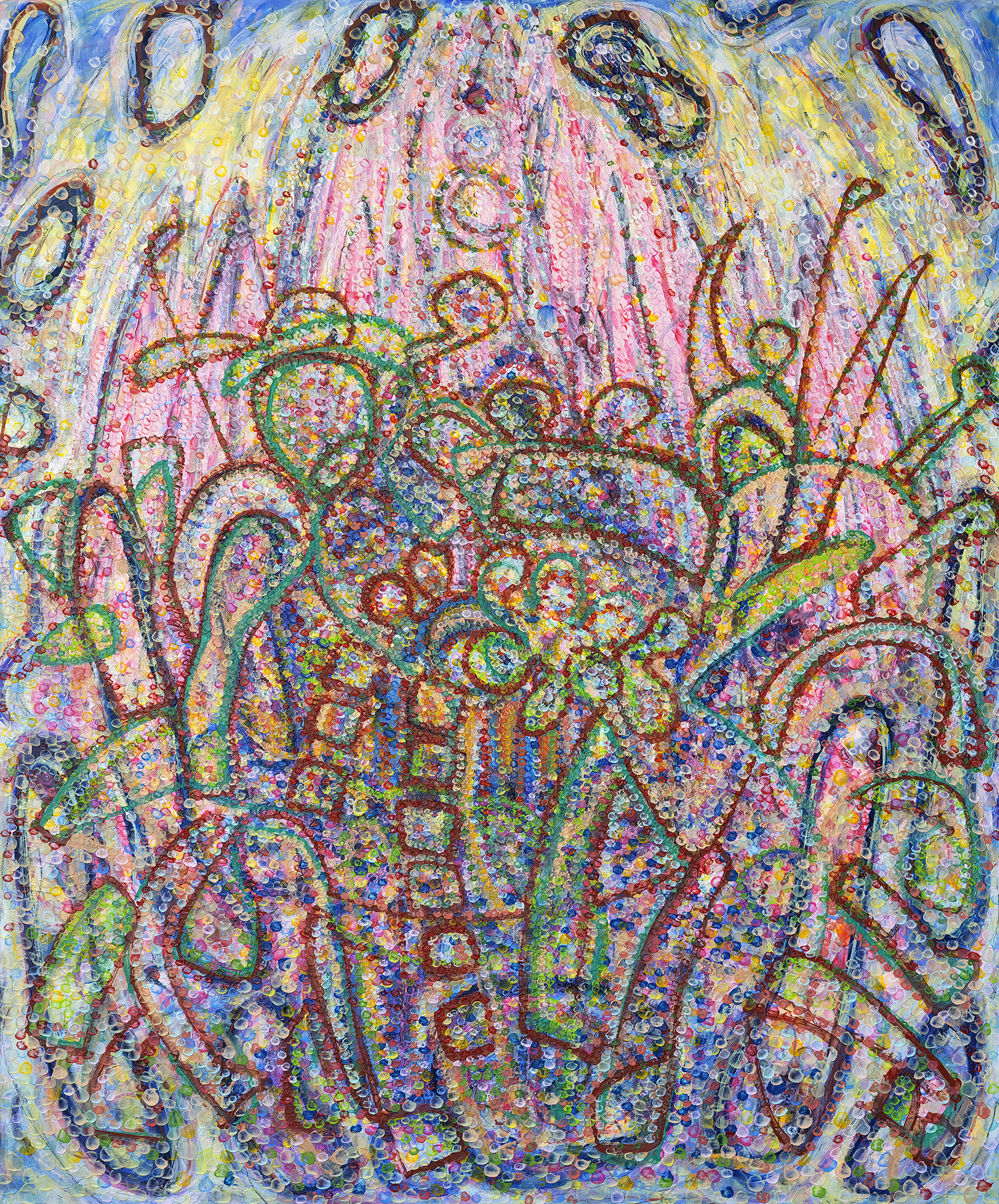 SAGRADA oil on canvas, 72 by 60 inches (183x152cm), 2026