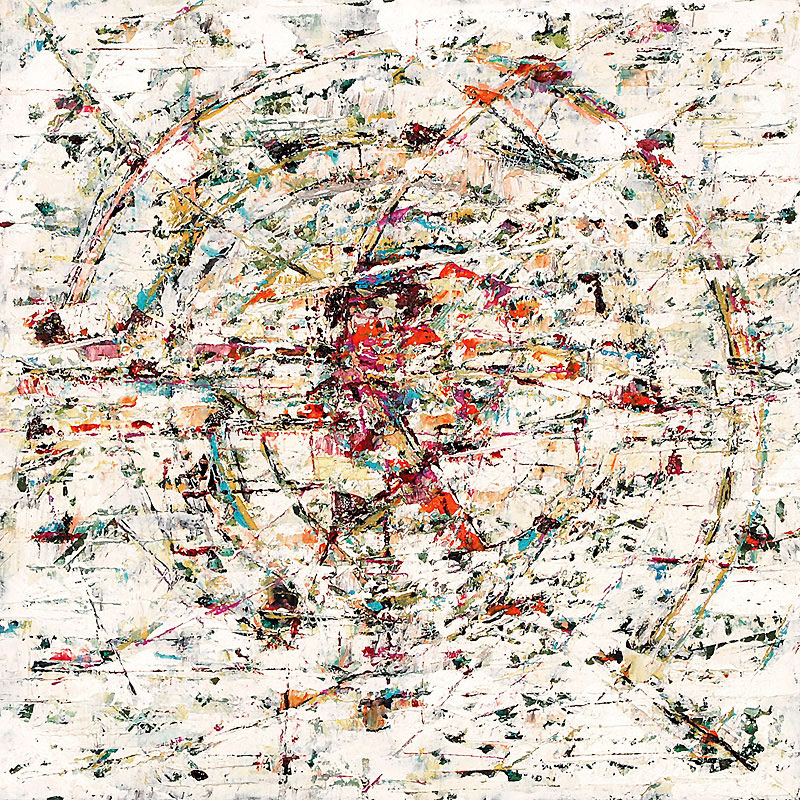 SILENCE No.14 oil on canvas, 24 by 24 inches, 2004,HERMANN LEDERLE