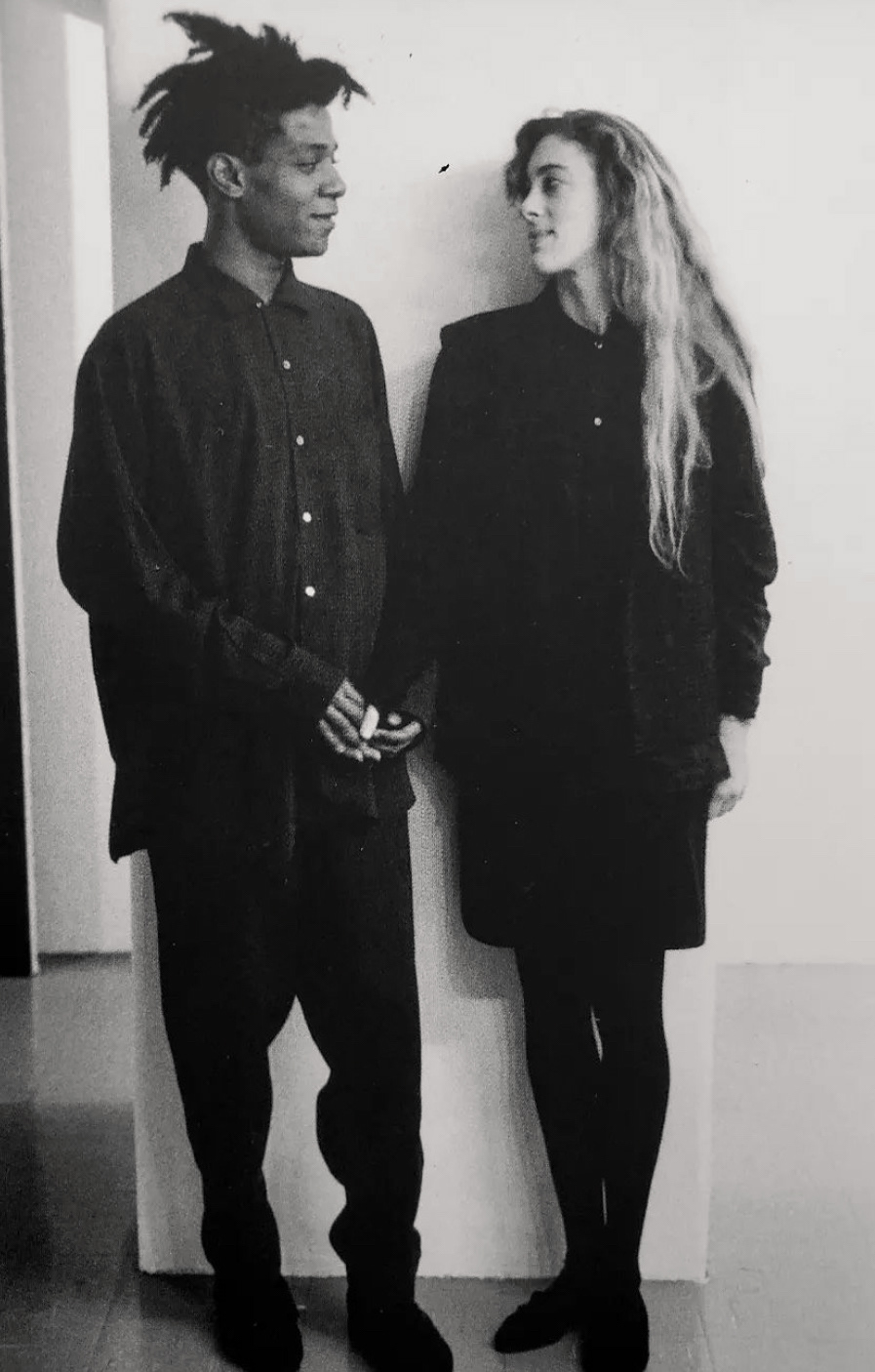 Jean-Michel Basquiat with Jennifer Goode Tokyo 1985