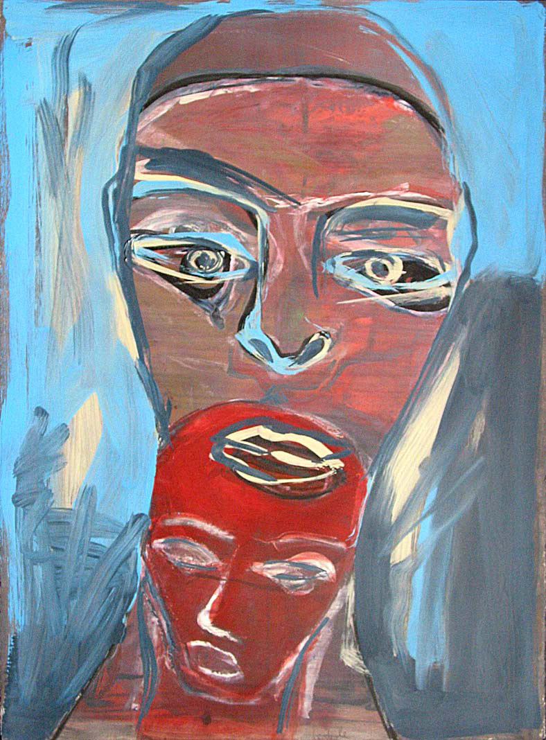 NO. 49 mixed media on paper, 30 by 22 inches, HERMANN LEDERLE