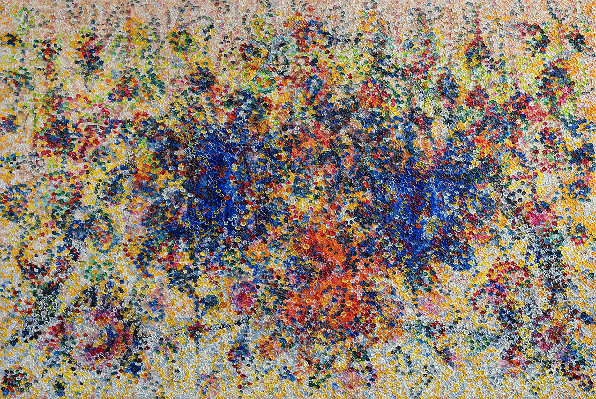 FOLLIES AND BLOW oil on canvas, 40 by 60 inches (102x152cm), 2024, HERMANN LEDERLE