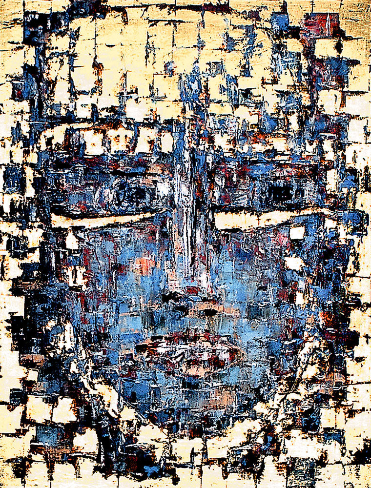 UNITY oil on canvas, 50 by 38 inches, 2000, HERMANN LEDERLE